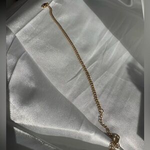 Gold Plated Curb Chain Bracelet